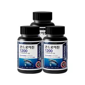 (정품) 네추럴라이즈 콘드로이친 1200 상어연골 초록입홍합 60정, 3개