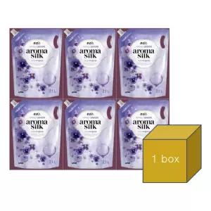 아로마실크 섬유유연제 바이올렛 2.1L 6개입/섬유유연제/말통/대용량/고농축/세탁/코튼/천연섬유