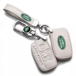 랜드로버 호환 가죽 케이스 디펜더 레인지로버 키홀더 키링