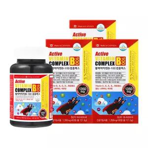 (정품) 9개월 네추럴라이즈 활력 비타민B 컴플렉스 고함량 90정, 3개