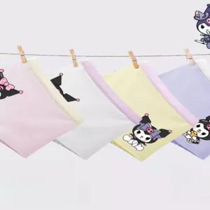 쿠로미 캐릭터 여아 팬티 트렁크 속옷 어린이 순면 A형 사각 반바지