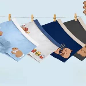 카피바라 캐릭터 남아팬티 트렁크 아동 어린이 주니어 속옷