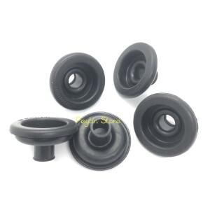 자동차 방진 와이어 패싱용 블랙 소형 모양 스레딩 고무 슬리브  시트 금속 구멍  58mm No.3724016-01  5