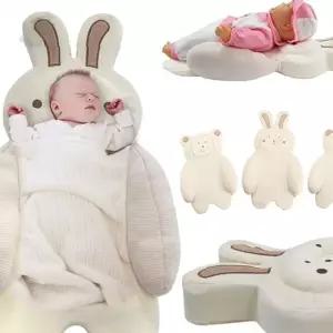 신생아 역류 방지 베개 쿠션 분유 토함 방지 아기 수면 보조 캐릭터 디자인 면