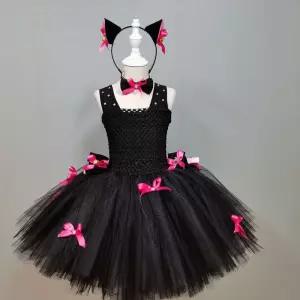 할로윈 의상 고양이 코스프레 파티 드레스 샤 귀여운 옷 코스튬 원피스 역