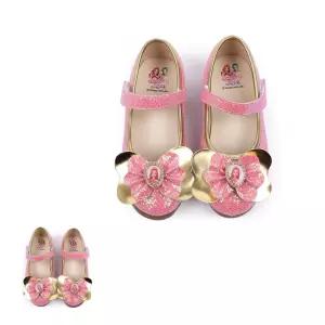 위즈 공주 여아 여자아 플랫슈즈 초등학생 캐릭터 신학기 반짝이신발 발광구두 쥬쥬 아동 LED