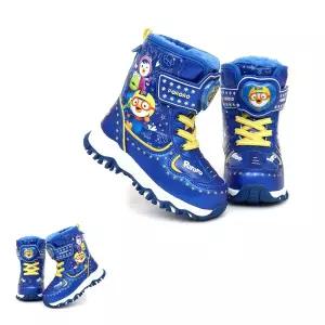 뽀로로부츠 발광 패딩신발 털신 플레이 스키 방한 캐릭터 남자아이 아동