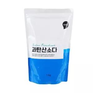 과탄산소다 리필 1kg 표백 얼룩 찌든때 제거/표백제 분말세제 얼룩제거 탈취제 빨래세제 세척제 탄산소다