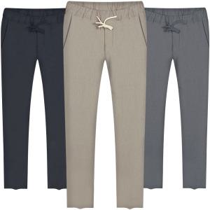 NO구김 남자 스판 밴딩 슬랙스 밴딩팬츠 캐주얼 정장바지 편한 출근룩 교복 베이지 그레이 네이비 블랙