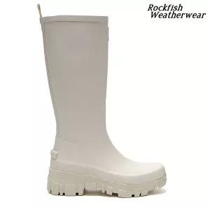 [락피쉬웨더웨어]락피쉬 플랫폼 레인부츠 롱 크림 (FLATFORM RAIN BOOTS LONG-CREAM)