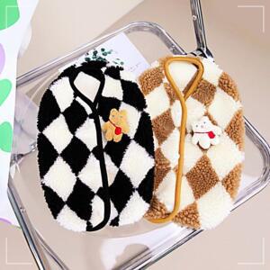 [2개묶음] 아가일 강아지옷 애견의류 체크 조끼