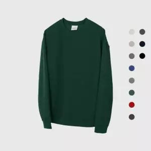 간절기 남성 라운드 리브니트 스웨터 긴팔 티셔츠