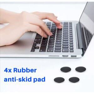 MacBook Pro A1278 A1286 A1297 13 15 17에 맞는 4개 하단 고무 피트