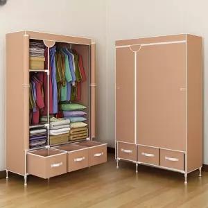 천커버 이불장 수납 조립식 지퍼 캐비닛 원룸 정리함