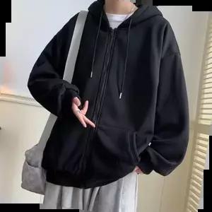 오버핏후드집업 남성 데일리 오버핏 편한 차콜 후드집업