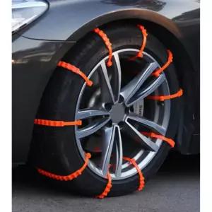 차량 타이어 체인 스노우체인 1P 눈길 미끄럼방지 응급 간편 일회용 겨울 안전