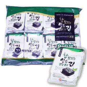 16봉 김세트 참맛있는 일등 파래김 도시락김 조미김 밥반찬 추석선물 김선물세트 명절선물 구정선물 설선물