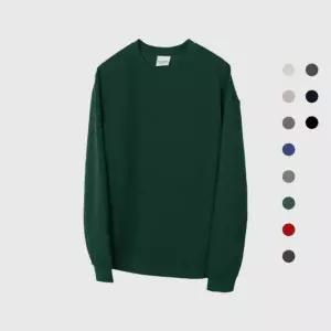 리브니트 남성 캐시미어니트티 긴팔티셔츠 오버핏 빅사이즈