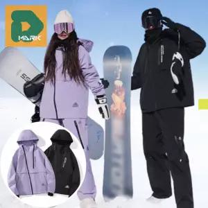 기능성 스키복세트 눈놀이 겨울 점퍼 방수복 세트 팬츠 썰매장 스포츠 남녀공용 보드복세트 방한복 트랜디