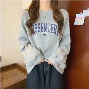 긴팔 오버핏 맨투맨 티셔츠 남녀공용 여성캐주얼 크롭 패션 3컬러