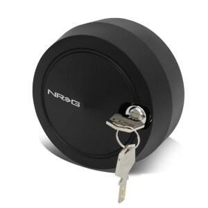 NRG 이노베이션스 NRG-SRK-201MB 스티어링 휠 버전 2 퀵 릴리스 숏 허브 어댑터(장착 볼트 포함), 잠금 W / 프리 스핀 블랙