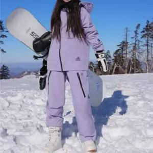 겨울인기 남녀공용 겨울 스노우 보드 방풍 경량 방수 스키복 세트