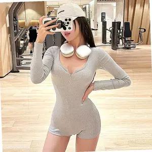 바디프로필 필라테스 바디수트 핫라인 요가 의상 레깅스