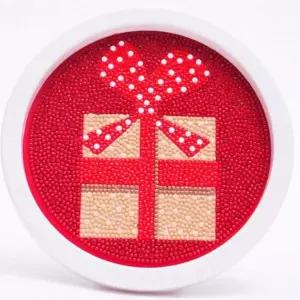 1223 보석십자수 원형액자 세트 20 크리스마스 선물상자 사각