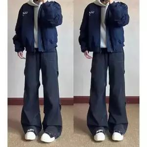 팬츠 남성용 검정 청 가을 배기핏 우산 핫피스 MF3