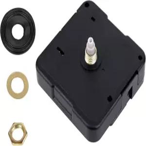 쿼츠 시계 메커니즘 교체 17/32인치 샤프트 길이 벽 무소음 이동 모터 배터리 작동 DIY 수리 부품 없음