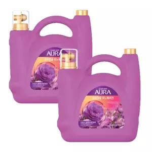 아우라 생화캡슐 초고농축 대용량 섬유유연제 5.5L 자스민머스크 2개
