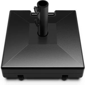 바퀴와 손잡이가 있는 파티오 엄브렐러 베이스 120파운드의 튼튼한 방청 및 방풍 설계 이동이 용이하고