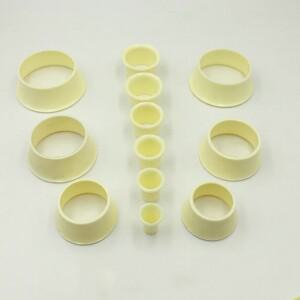 12개세트 플라스틱 시계 운동 홀더 케이스 스탠드 Stackable 키트   수리 도구 부품 스크래치