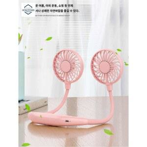 목에 넥밴드선풍기 목걸이 미니 초경량 최신형 무소음 목에거는 묵풍기 4000mAh 탁상