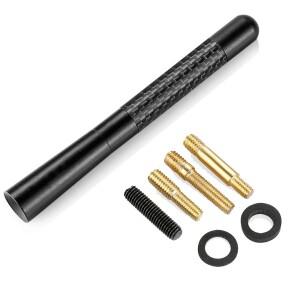 자동차 안테나 카본 파이버 텍스처 라디오 FM 포드 포커스 MK2 MK3 피에스타 기아 혼다 VW 푸조 호환 마쯔