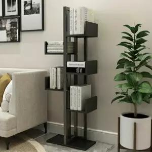 틈새 책꽂이 인테리어 좁은 우드 서재 디자인 슬림 잡지 선반 거실