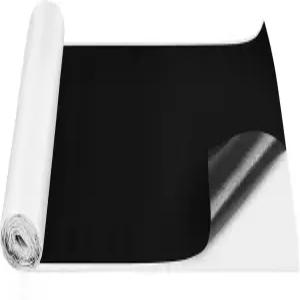 누안추 22 평방피트 16 x 195 블랙 언더펠트 카펫 스피커 서브 박스용 접착식 뒷면 RV 보트 마린 자동차