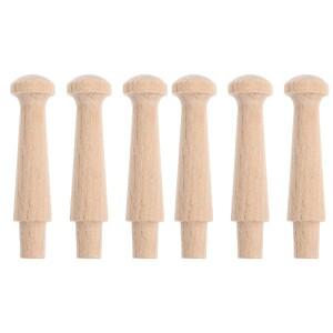 6개 나무 코트 걸이 현관 홀웨이 커피 머그컵 홀더 너도밤나무 욕실 수건 보헤미안  뒷문용