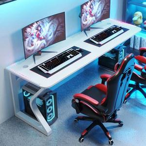 비디엠 2인용 PC 테이블 게임 침실 책상 사무용 가정용 e스포츠 화이트 테크니컬 커플 책걸상 세트