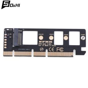 NGFF M 키 M.2 NVME AHCI SSD에서 PCI-E 익스프레스 3.0 16x x4 어댑터 라이저 카드 컨버터  XP941 SM951 A