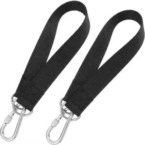 2팩 트리 스윙 스트랩 걸이 키트 2개의 헤비 듀티 후크 피트니스 풀업 해먹 요가 시트 체육관 기계 부착에