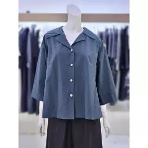 [트리아나]소고 세이브존07 여성 오픈 카라 환절기 셔츠형 블라우스 AI3BA05_P345425295