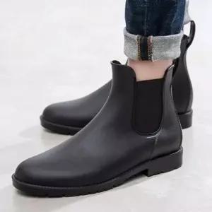 남녀 ZJM803C7 방한 첼시 스타일 부츠 방수 작업화 레인 겨울용