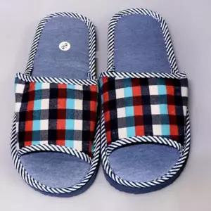 체크 MMA920T3 거실 실내화 사무실 집안 가정 슬리퍼 거실화