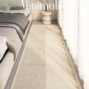 긴 카페트 침대 밑 발매트 부드러운 현관 침실 거실 터프팅 쇼파 플라워