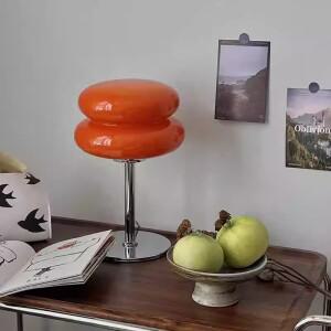 크림 스타일 침대 옆 분위기 조명 레트로 디자인  북유럽 소녀풍 중세 장식 테이블 램프