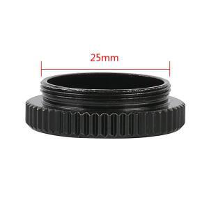 초점 조정 현미경 카메라 어댑터 링 25mm ~ 직경 C CS 마운트 0.35X 1/2CTV