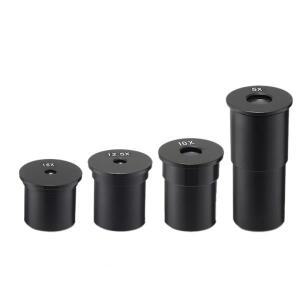 생물 현미경용 인터페이스 마운트 사이즈 접안 렌즈 1 개 23.2mm 5X 10X 12.5X 16X 광학 유리