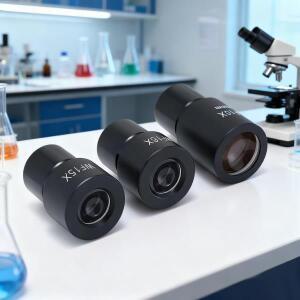 2PC WF5X 10X 16X 20X 25X 30X 생물학적 현미경 접안렌즈 광역 FMC 코팅 23.2mm 인터페이스 0.91인치/23.2m