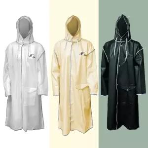고급 레인코트 EVA 우의 우비 골프 남자 비옷 도롱이 코트형 작업용 남녀공용 단체 판촉 방풍